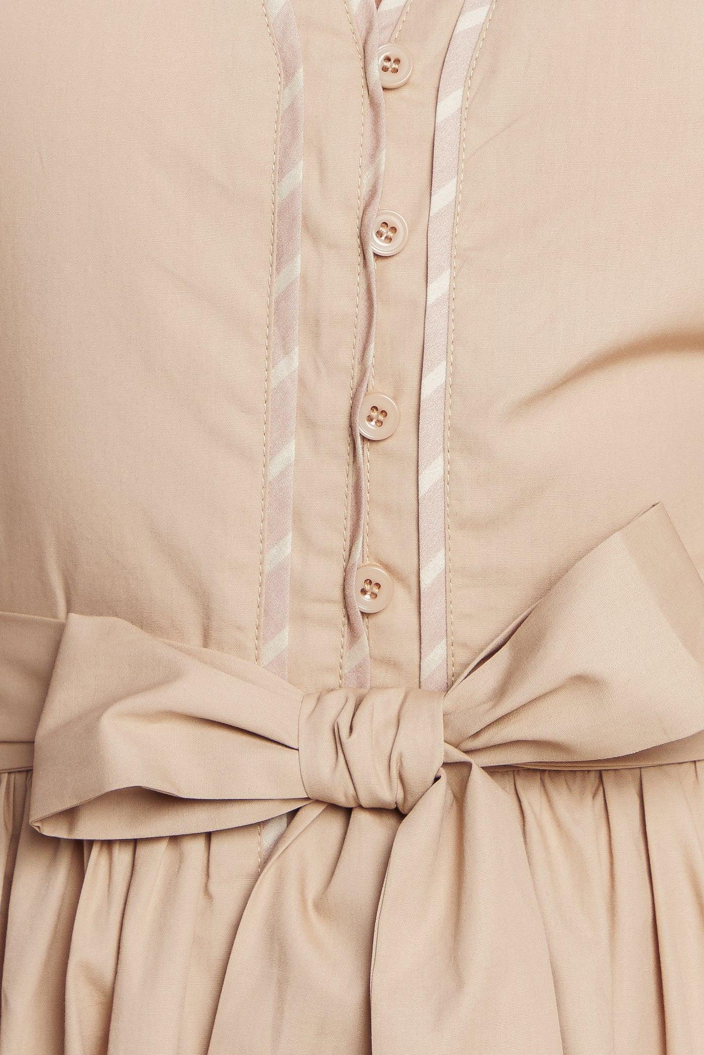 EVERGREEN ROMANCE WOVEN MIDI DRESS