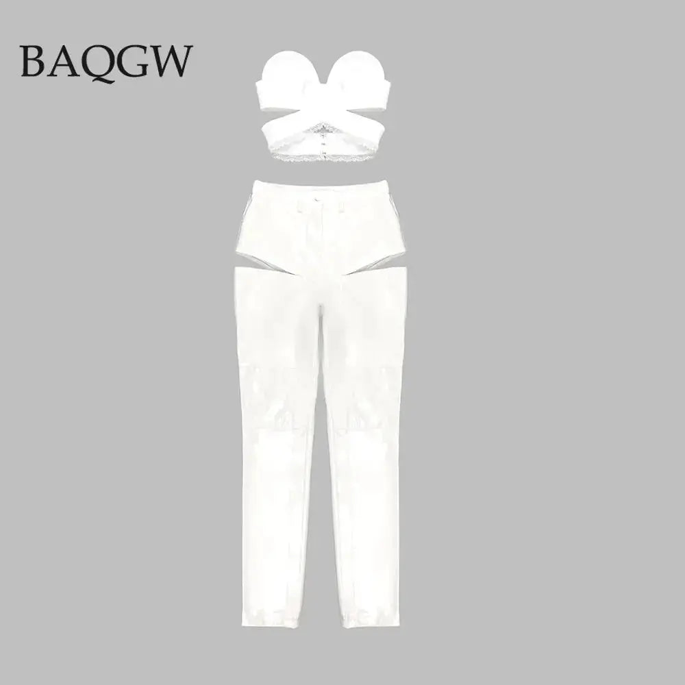 Women Sexy Strapless Luxury Lace Crop Top ENVY NYC