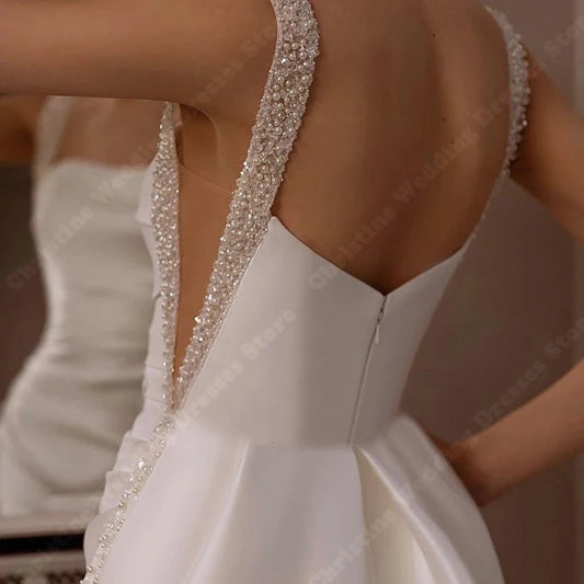 Satin Mermaid Bridal Gown