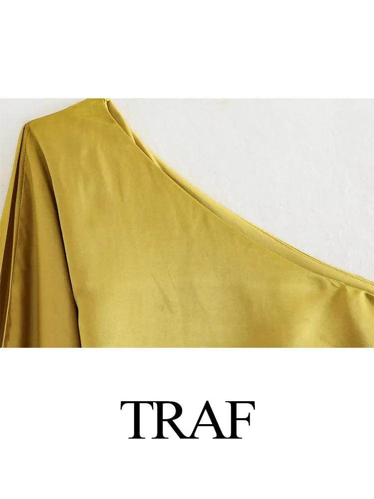 Summer Satin Party Dress