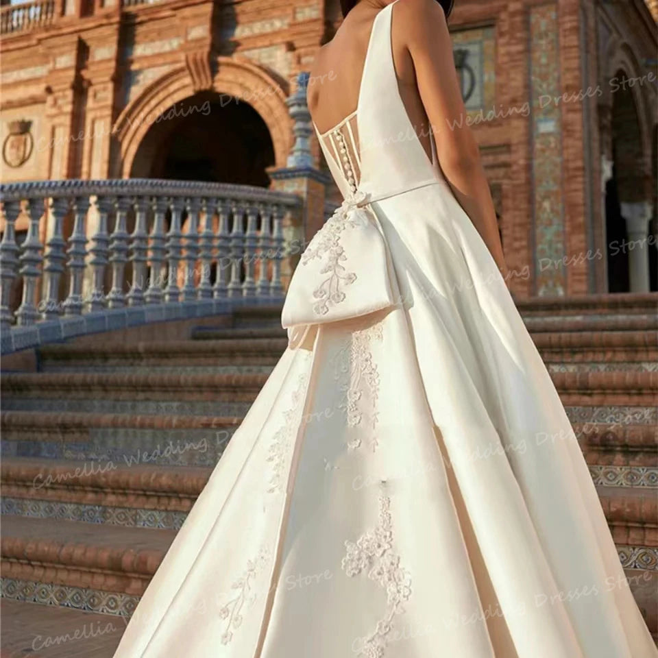 Bridal Satin Wedding Dress