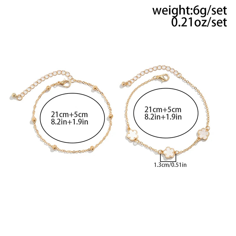 Clover Anklet Braclet