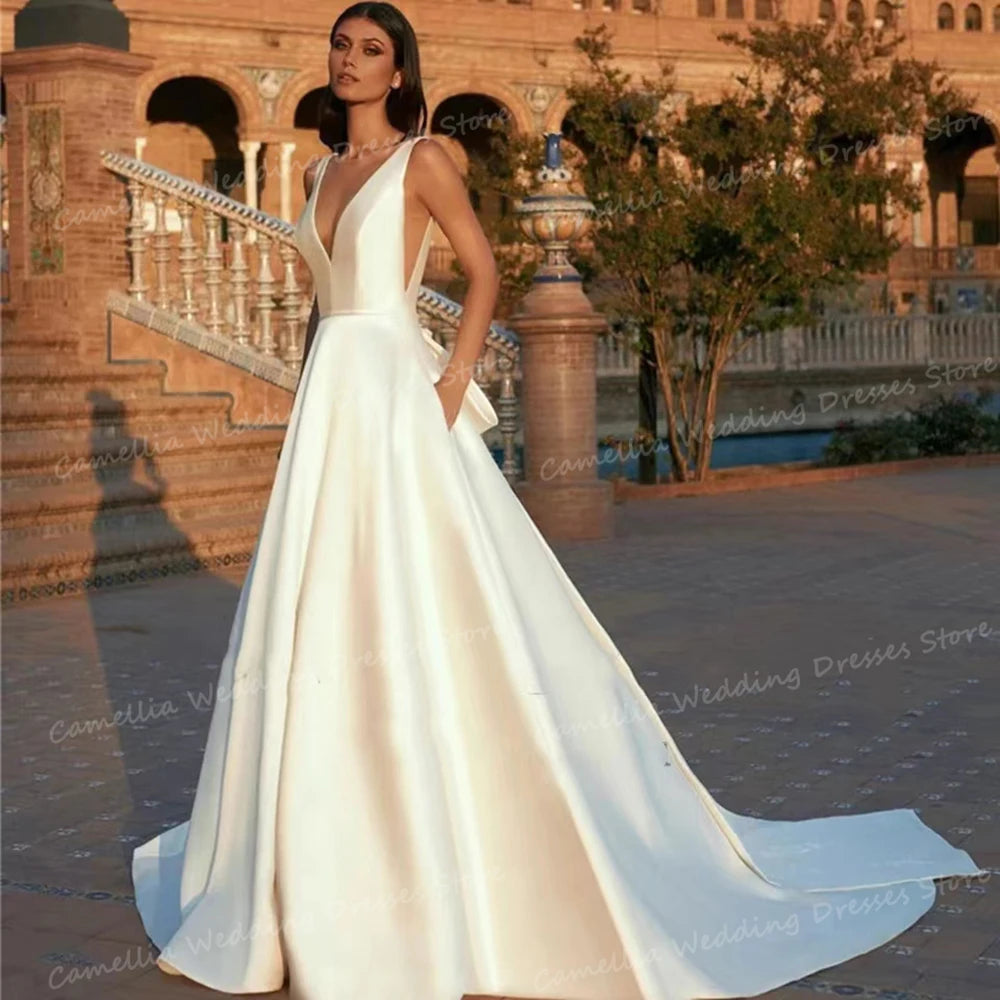 Bridal Satin Wedding Dress