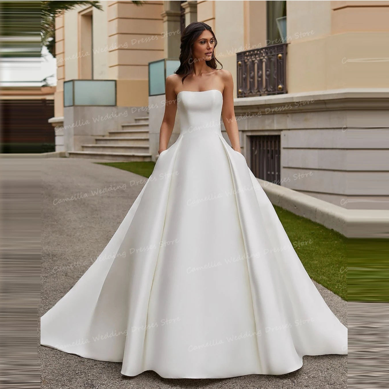 Elizabeth Satin Wedding Dress