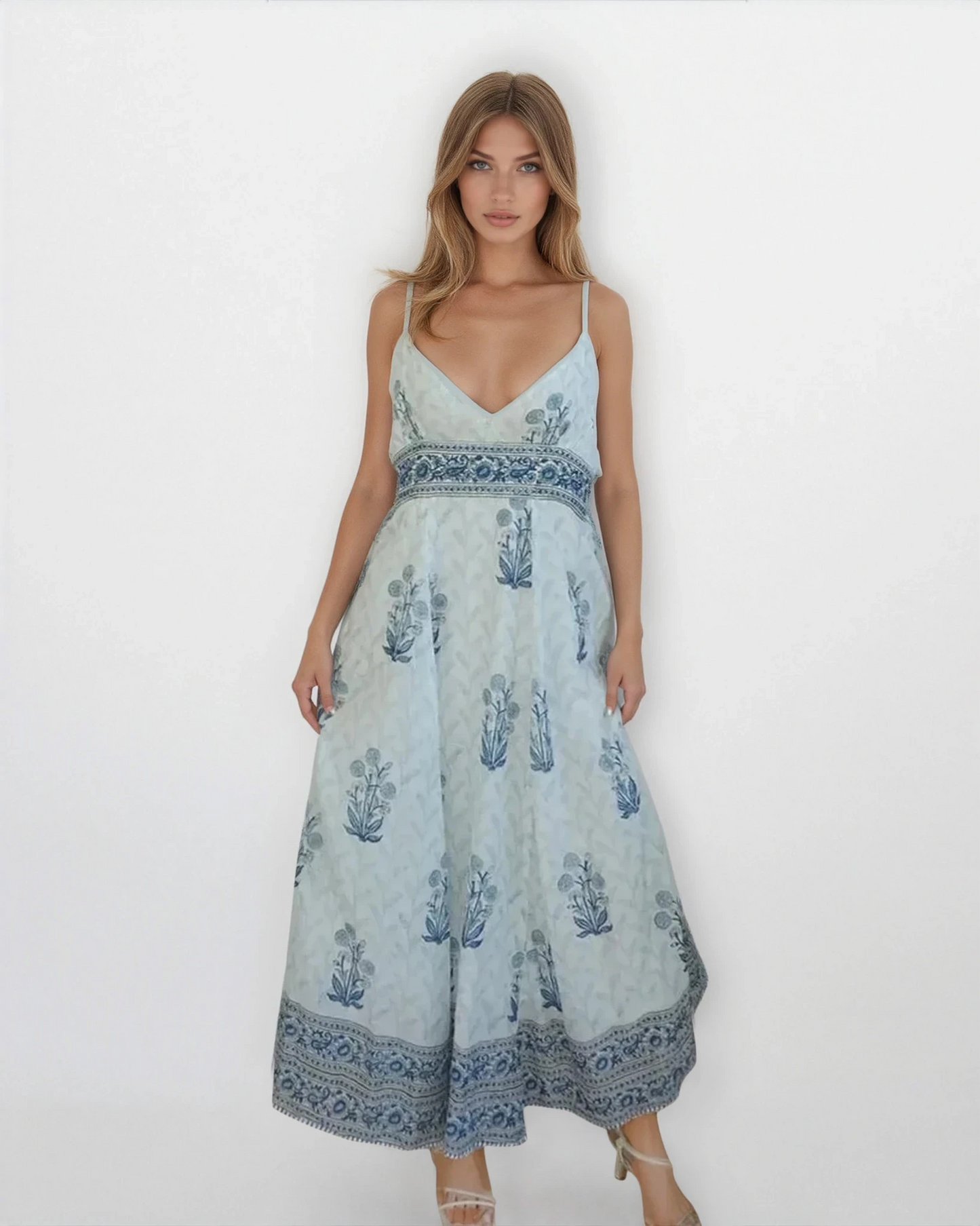 Mallorca Maxi Dress - Bluebell