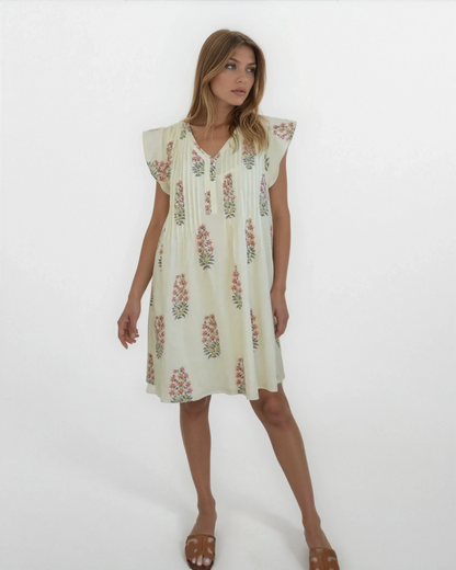 Doris Mini Dress - Pink Hydrangea