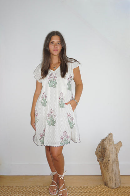 Doris Mini Dress in Cosmos