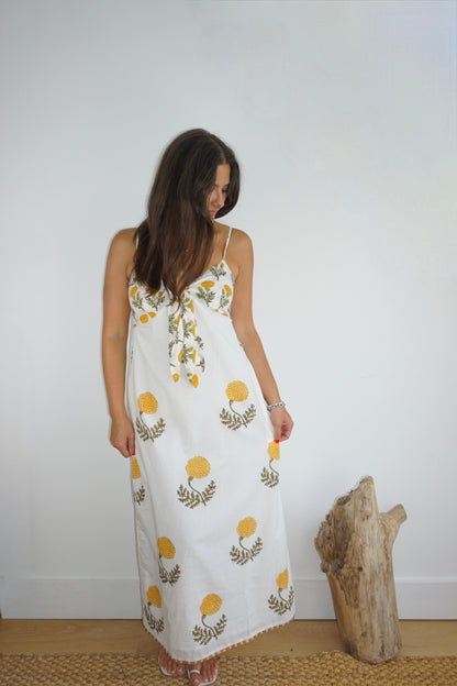 Farrah Dress in Marigold