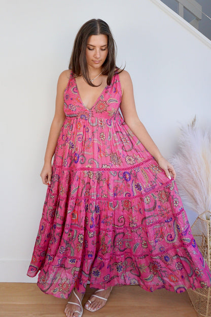Vera Maxi Dress - Jaya Pink