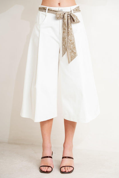 [PREORDER] MARBELLA MOMENT WOVEN CULOTTE PANTS