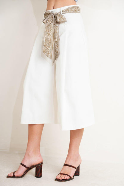 [PREORDER] MARBELLA MOMENT WOVEN CULOTTE PANTS