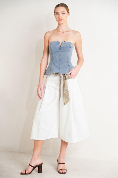 [PREORDER] MARBELLA MOMENT WOVEN CULOTTE PANTS