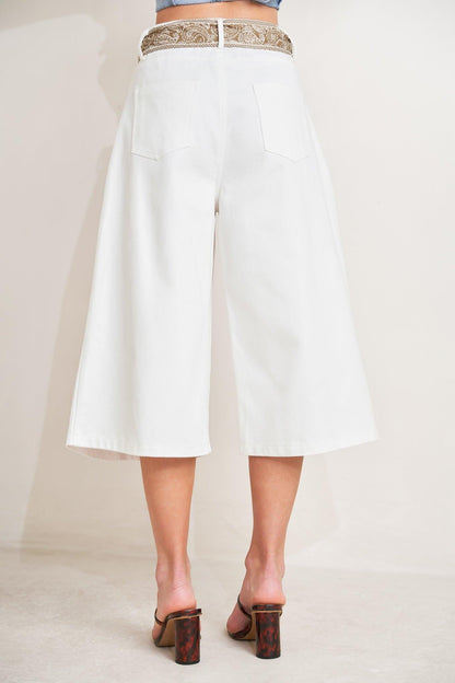 [PREORDER] MARBELLA MOMENT WOVEN CULOTTE PANTS