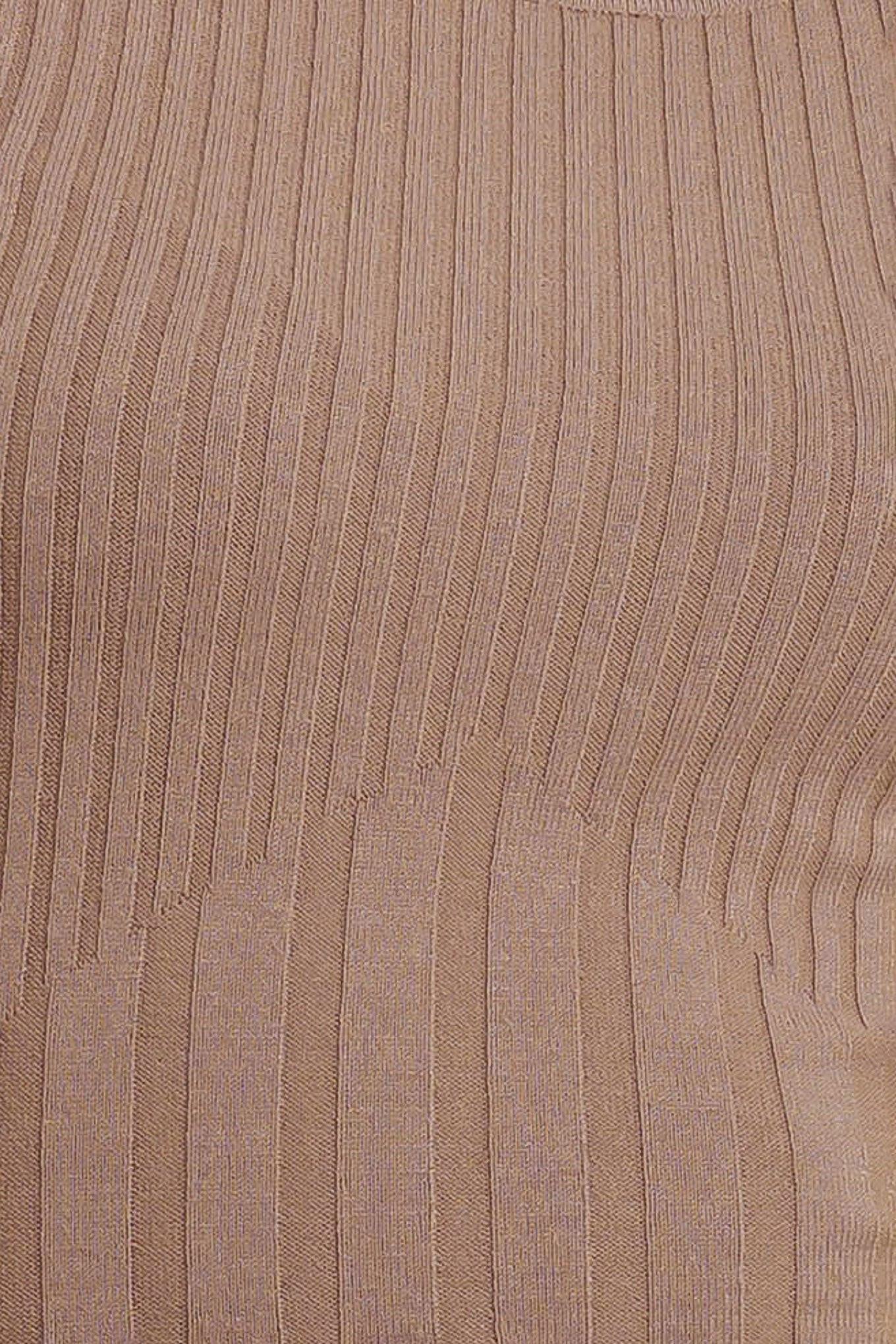 STRUCTURED CHIC SWEATER MIDI DRESS