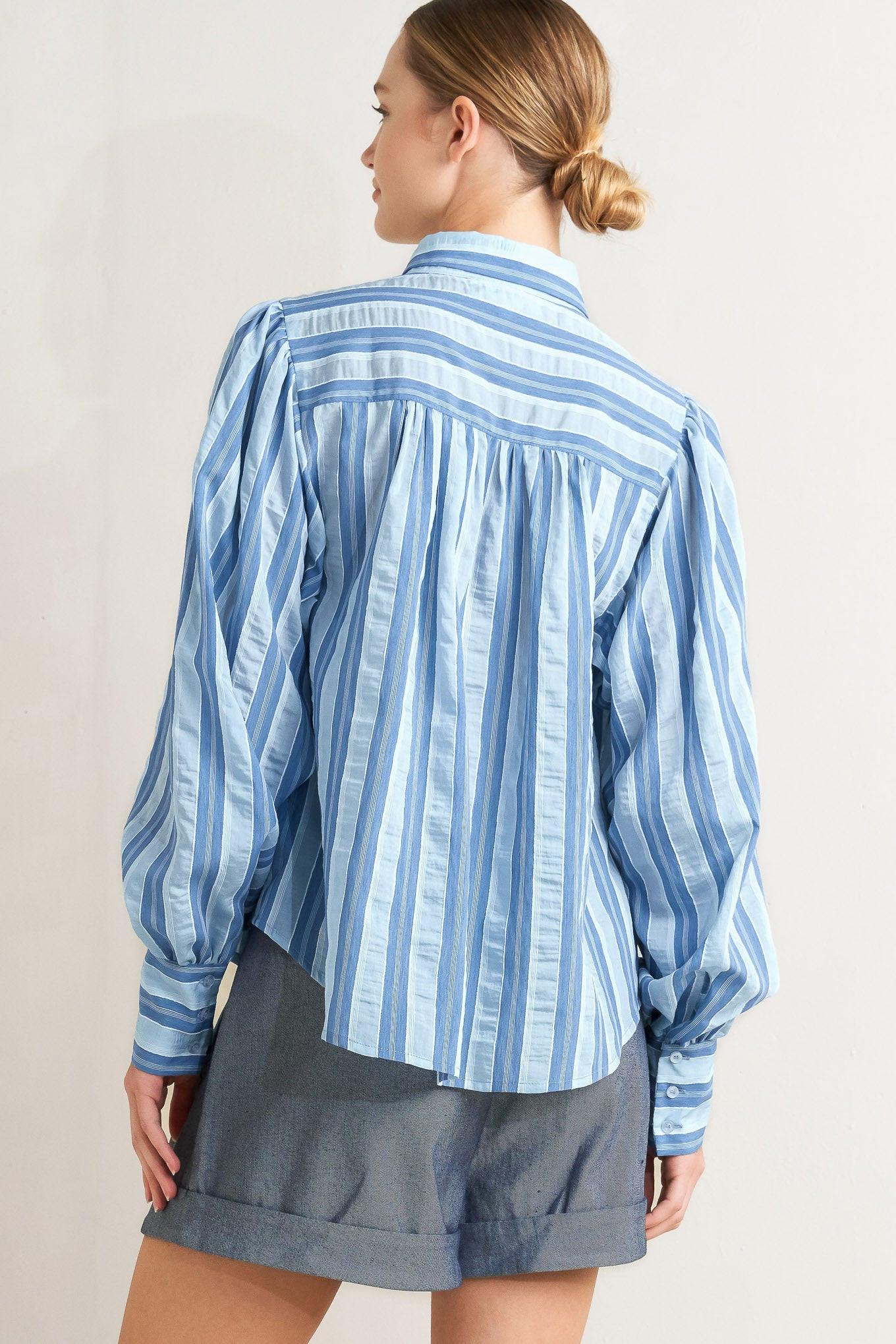 POLISHED DAY WOVEN TOP