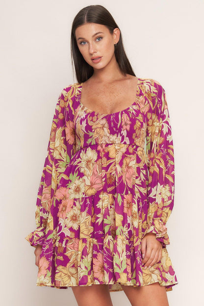 KEEPER OF MY HEART WOVEN MINI DRESS