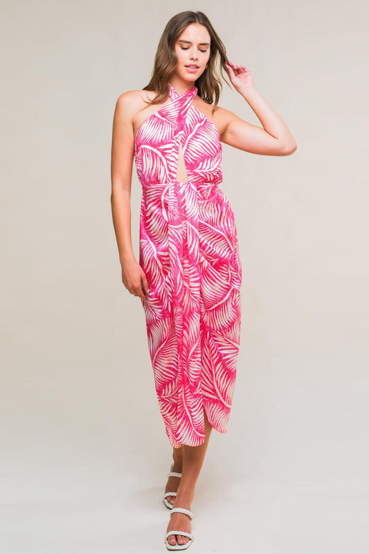 BREEZY WALKS MIDI DRESS
