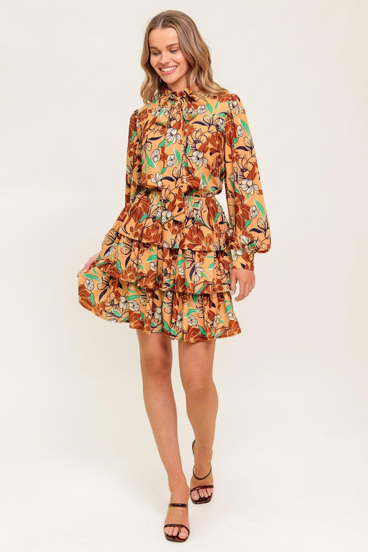 SECRET CRUSH WOVEN MINI DRESS