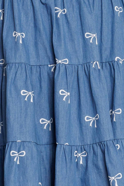DUSK ENCHANTMENT WOVEN MINI DRESS
