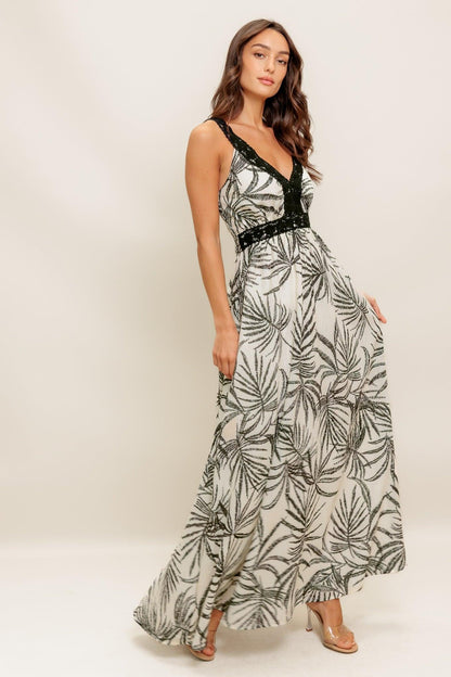 COASTLINE WHISPER WOVEN MAXI DRESS
