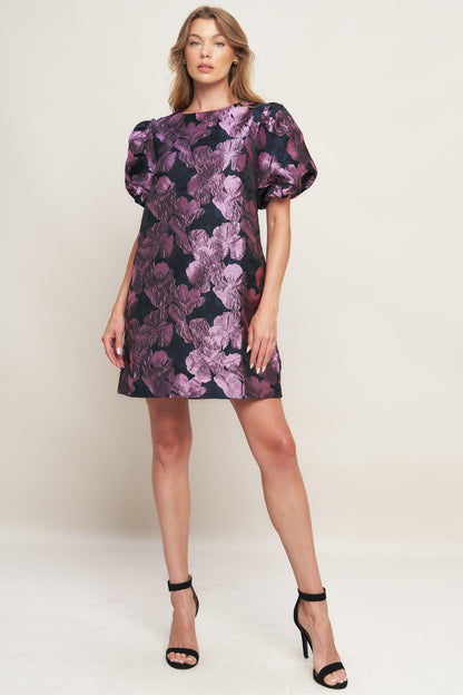 PARTY PERFECT WOVEN MINI DRESS