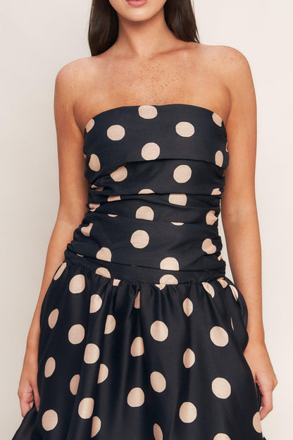 SPOTLIGHT HOUR WOVEN MIDI DRESS