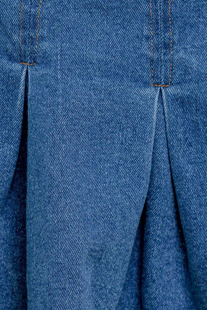 DREAMMIST MEDIUM INDIGO DENIM SKORT