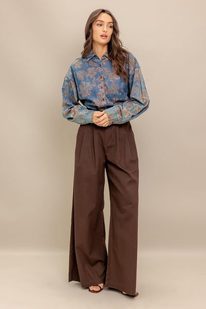 STICK TO THE PLAN DENIM TOP