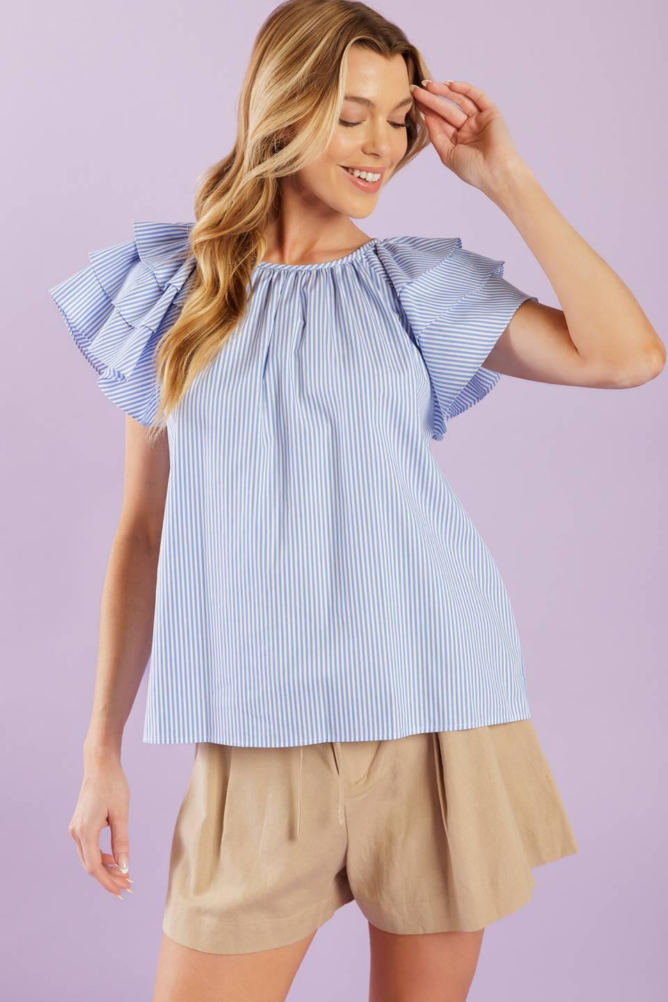 NEED YOU MORE WOVEN TOP