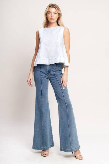 YOU CAN’T MISS WOVEN TOP