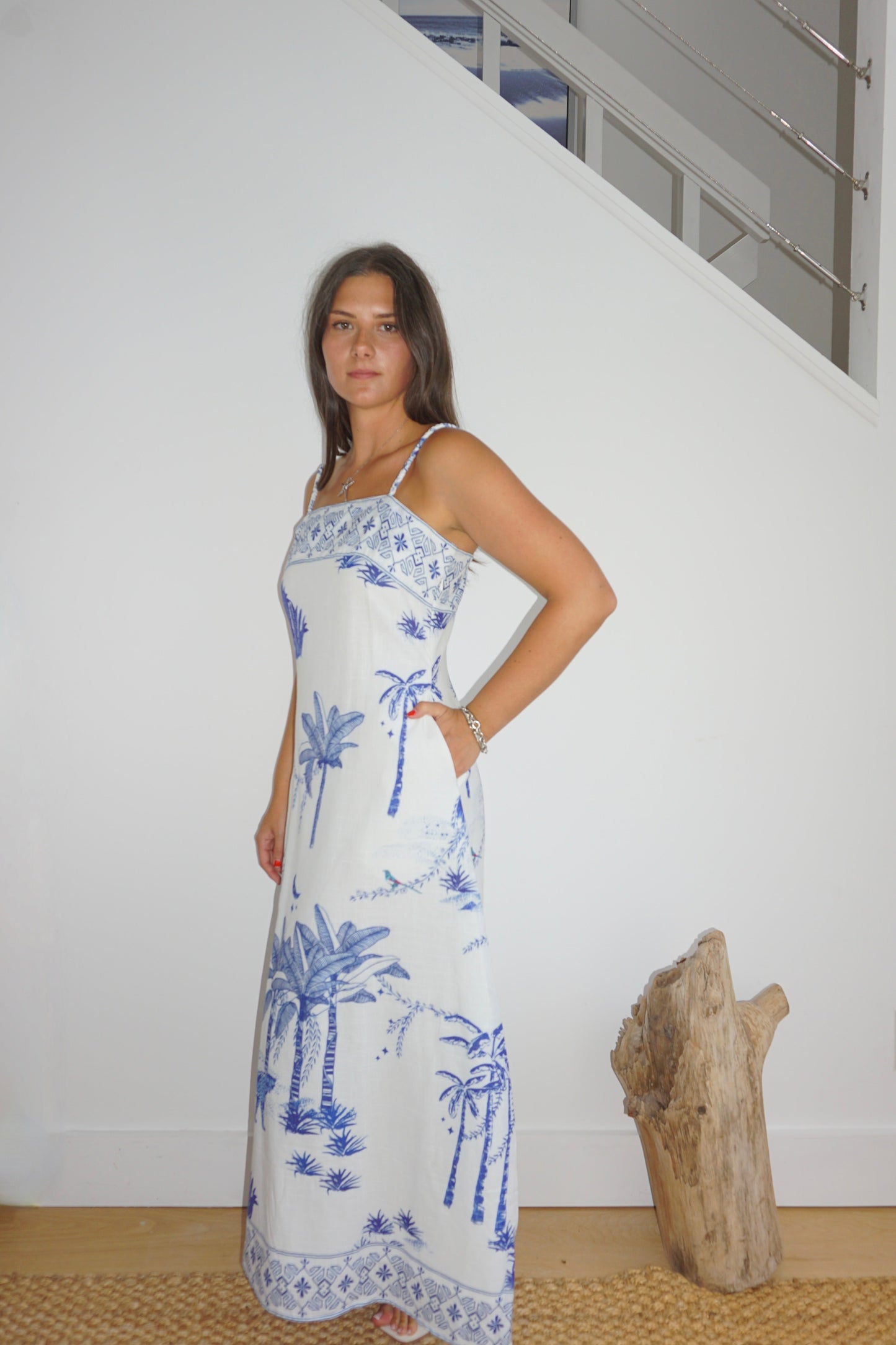 Lydia Tube Dress in Sahara Print