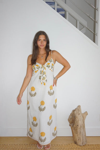 Farrah Dress in Marigold