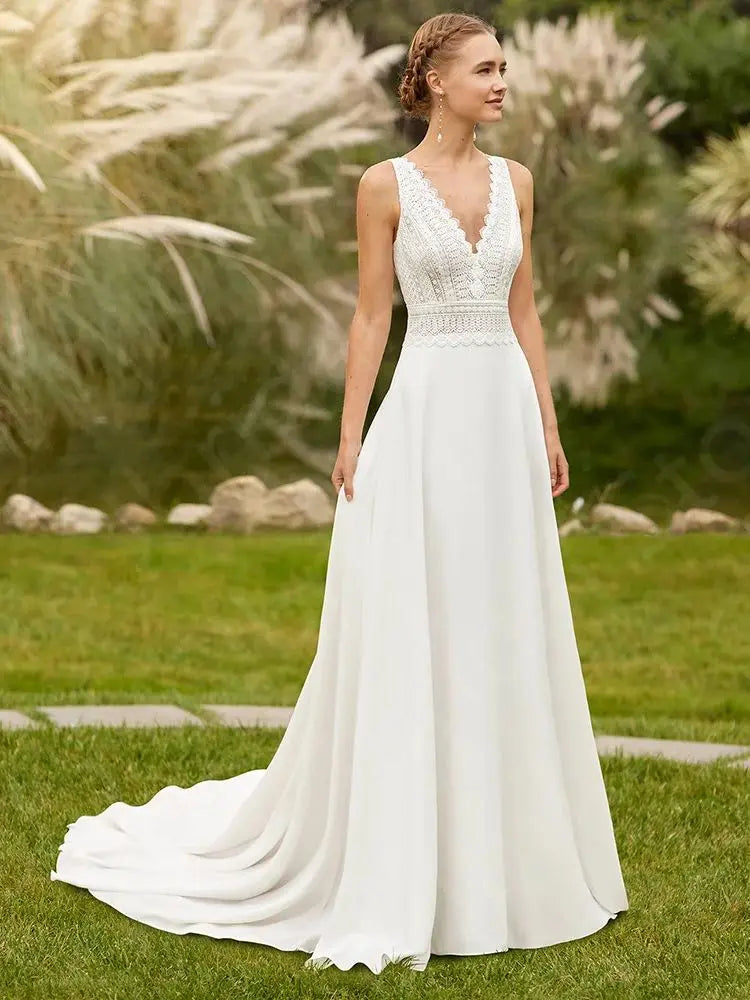 Summer Boho Wedding Dress