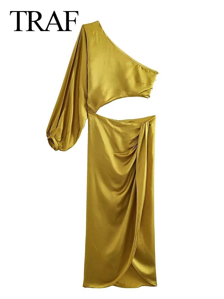 Summer Satin Party Dress