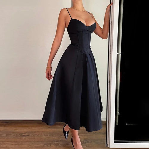 Black Corset Party Dress