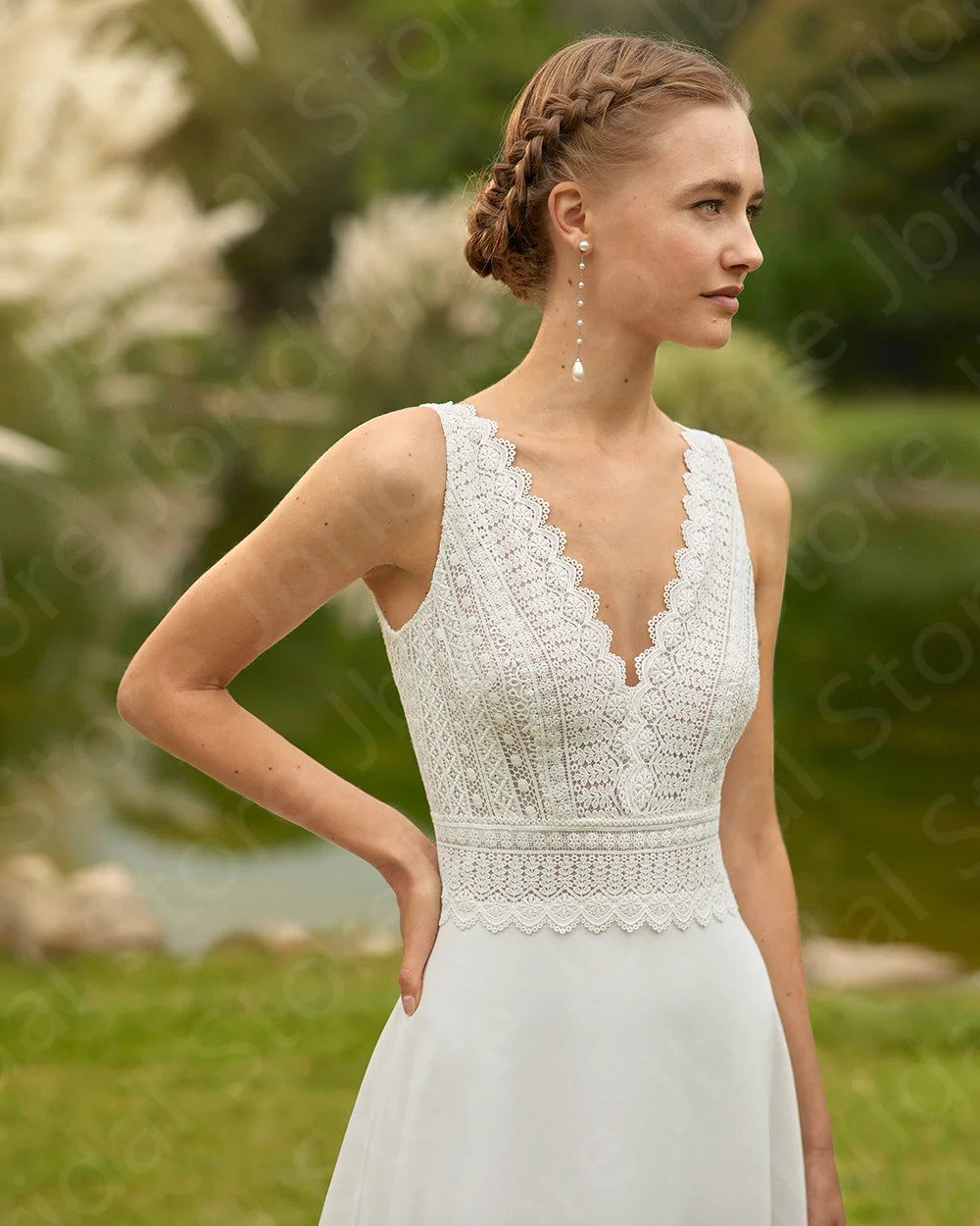 Summer Boho Wedding Dress