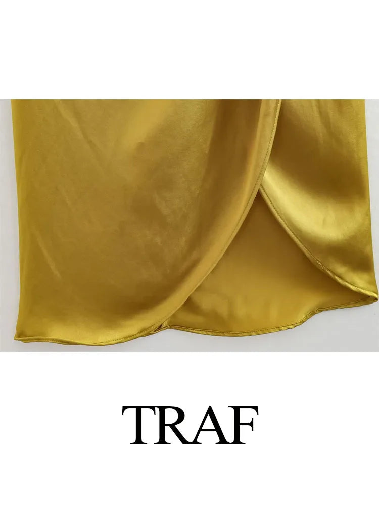 Summer Satin Party Dress