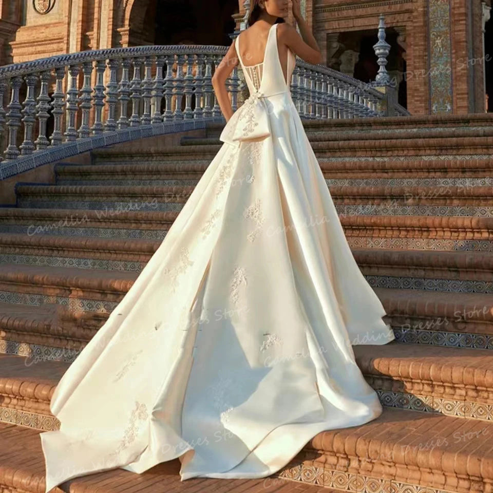 Bridal Satin Wedding Dress