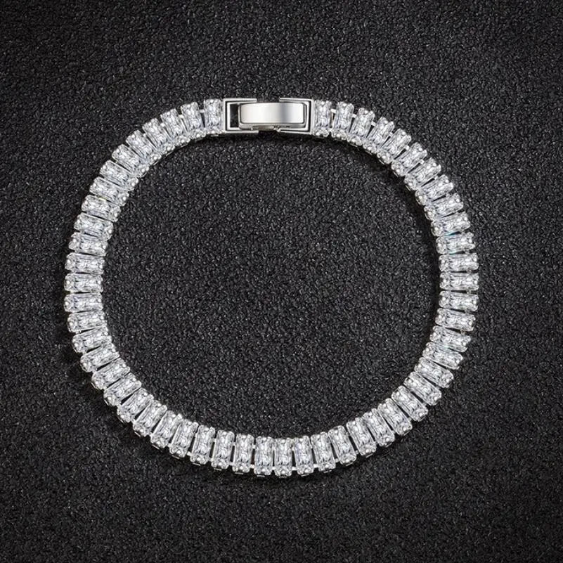 Lux 925 SS Crystal Bracelet