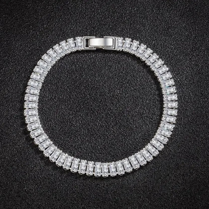 Lux 925 SS Crystal Bracelet