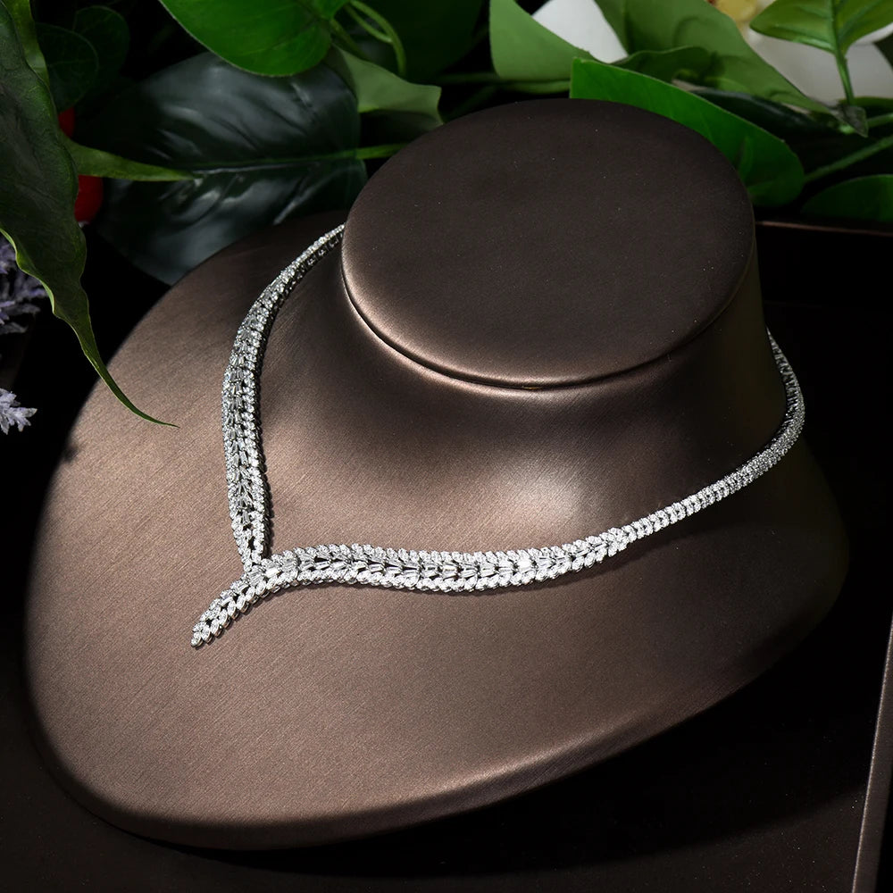 Breathtaking CZ Bridal Jewelry Set