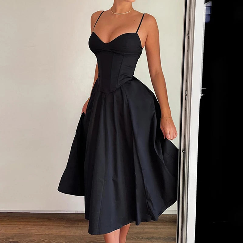 Black Corset Party Dress