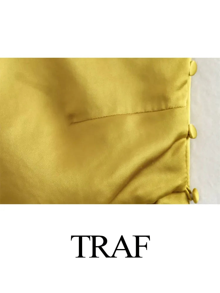 Summer Satin Party Dress