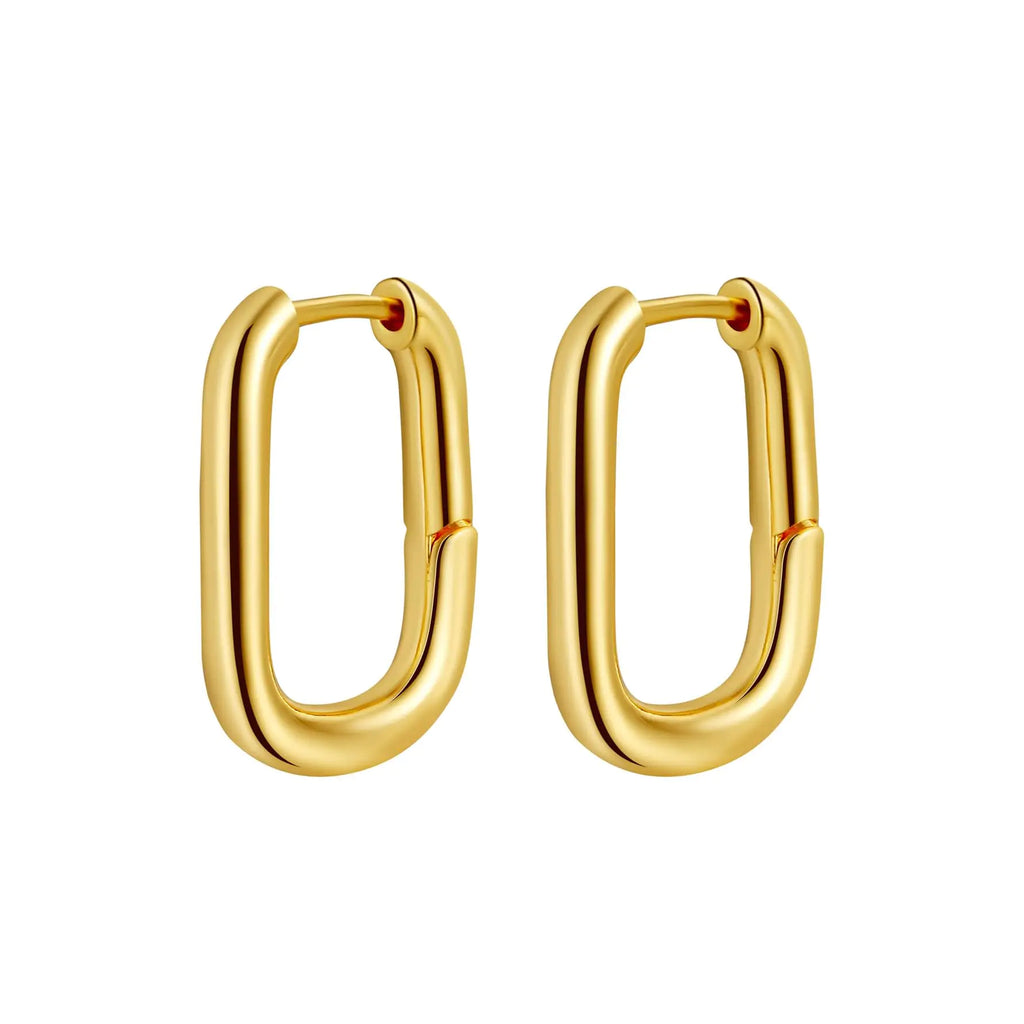Chunky Gold Stud Earrings