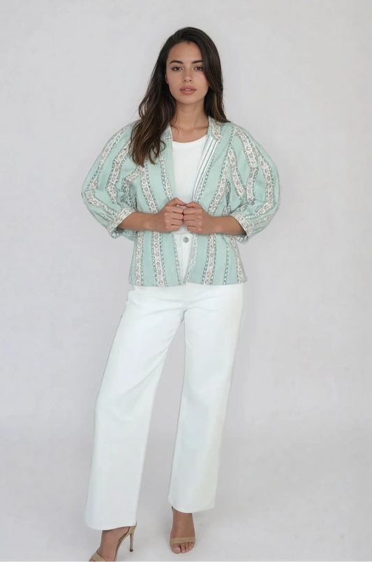 Peyton Shacket in Antique Floral