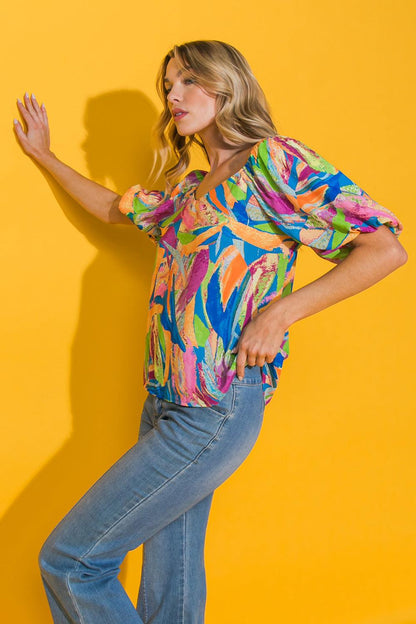 HONESTLY BREATHTAKING WOVEN TOP