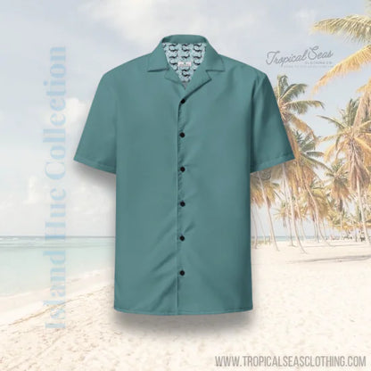 Ocean Green Button Down Shirt